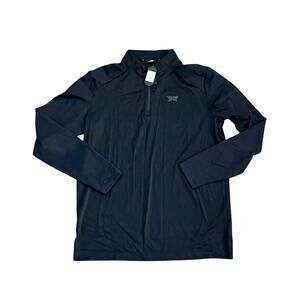 NWT PXG Men’s Drift 1/4 Zip Pullover Black Performance M $165 MSRP